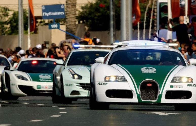 Bugatti Veyron Police car