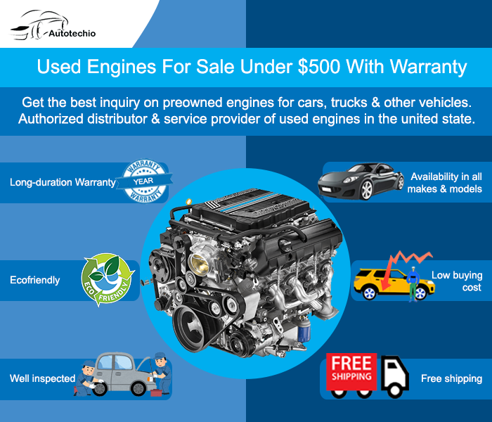 used engines for sale under $500